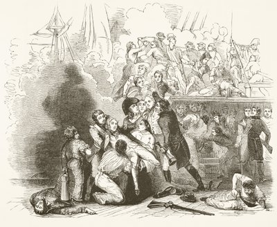 The Death of Lord Nelson at the Battle of Trafalgar, from 